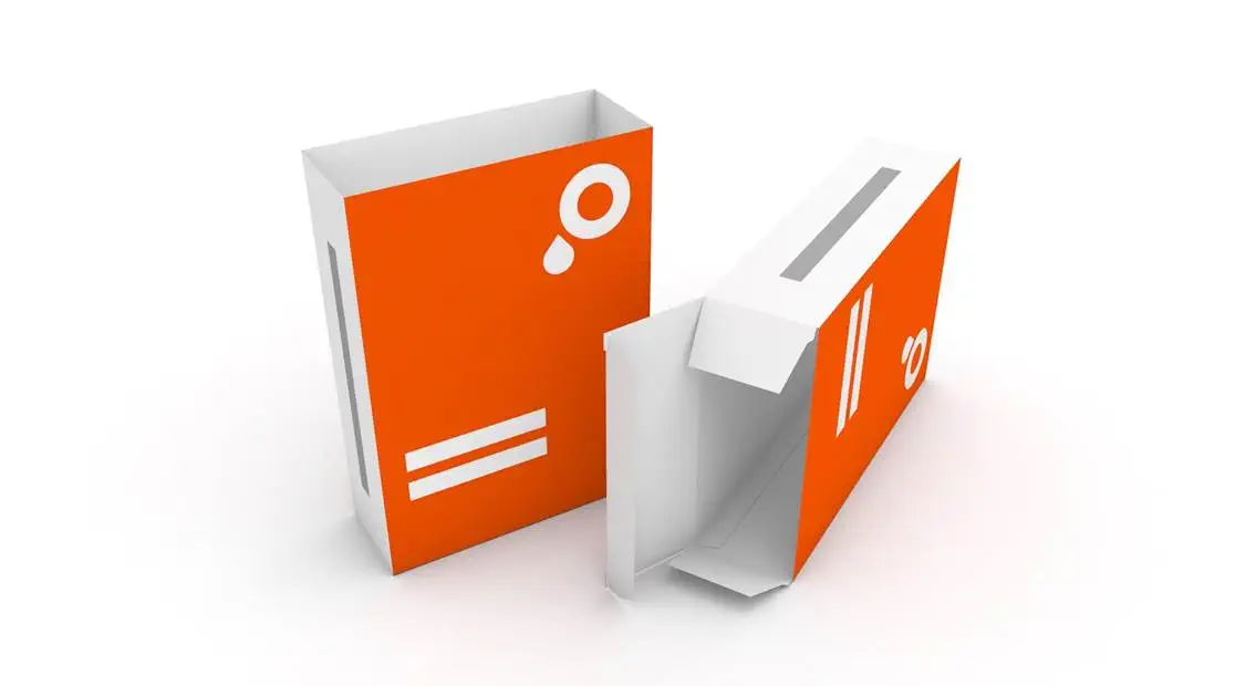 Schuber Einstecklasche einseitig